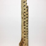 Old Painted Architectural Panel 214 at Gado Gado