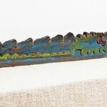 Old Painted Architetural Panel 205 Old Painted Architetural Panel 205