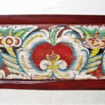 Old Painted Panel from Madura