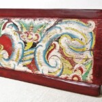 Old Painted Panel from Madura from Gado Gado