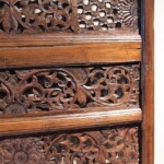 Old Teak Architectural Panels Framed