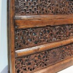 Old Teak Architectural Panels Framed