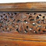 Old Teak Architectural Panels Framed