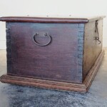 Old Teak Chest Trunk from Java Old Teak Chest Trunk from Java