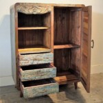 Painted Mid-Century Modern Cabinet Bali Style Painted Mid-Century Modern Cabinet Bali Style