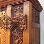 Reclaimed Teak Antique Style Carved Java Cabinet Reclaimed Teak Antique Style Carved Java Cabinet at Gado Gado Furniture