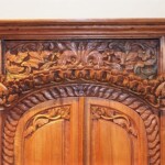 Reclaimed Teak Antique Style Carved Java Cabinet Reclaimed Teak Antique Style Carved Java Cabinet at Gado Gado Furniture