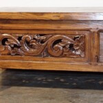 Reclaimed Teak Carved Coffee Table Reclaimed Teak Carved Coffee Table