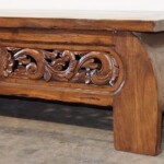 Reclaimed Teak Carved Coffee Table Reclaimed Teak Carved Coffee Table