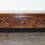 Reclaimed Teak Carved Coffee Table Reclaimed Teak Carved Coffee Table