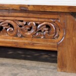 Reclaimed Teak Carved Coffee Table Reclaimed Teak Carved Coffee Table
