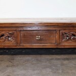 Reclaimed Teak Carved Coffee Table Reclaimed Teak Carved Coffee Table