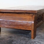 Reclaimed Teak Carved Coffee Table Reclaimed Teak Carved Coffee Table