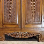 Reclaimed Teak Carved Indonesian Cabinet