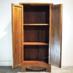 Reclaimed Teak Carved Indonesian Cabinet at Gado Gado