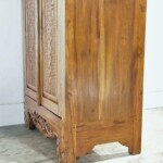 Reclaimed Teak Carved Indonesian Cabinet at Gado Gado