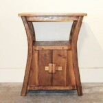 Reclaimed Teak Old Plow Side Table from Gado Gado Reclaimed Teak Old Plow Side Table from Gado Gado