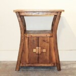 Reclaimed Teak Old Plow Side Table from Gado Gado Reclaimed Teak Old Plow Side Table from Gado Gado