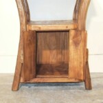 Reclaimed Teak Old Plow Side Table from Gado Gado