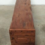 Rustic Slab Bench