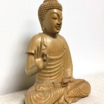 Small Hand Carved Bali Buddha Statue