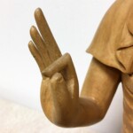 Small Hand Carved Bali Buddha Statue at Gado Gado