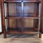 Teak Beveled Glass Cabinet Teak Beveled Glass Cabinet