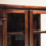 Teak Beveled Glass Cabinet Teak Beveled Glass Cabinet
