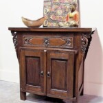 Teak Carved Bali Console Cabinet Carved Bali Console Cabinet at Gado Gado