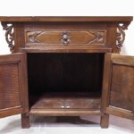Teak Carved Bali Console Cabinet Carved Bali Console Cabinet