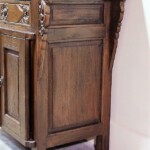 Teak Carved Bali Console Cabinet Carved Bali Console Cabinet