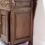Teak Carved Bali Console Cabinet Carved Bali Console Cabinet