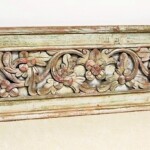 Vintage Carved Floral Teak Panel Vintage Carved Floral Teak Panel from Gado Gado