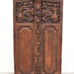 old carved teak door panel old carved teak door panel at Gado Gado