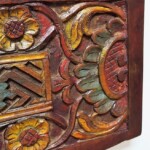 Old Carved Teak Panel 161 at Gado Gado Furniture