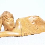 Hand Carved Reclining Buddha Wood Statue Hand Carved Reclining Buddha Wood Statue