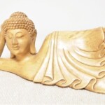 Hand Carved Reclining Buddha Wood Statue Hand Carved Reclining Buddha Wood Statue