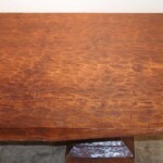 Hand Hewn Teak Slab Bench Coffee Table Hand Hewn Teak Slab Bench Coffee Table