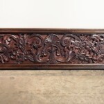 Large Old Carved Architectural Panel with Frame Large Old Carved Architectural Panel with Frame at Gado Gado