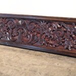 Large Old Carved Architectural Panel with Frame Large Old Carved Architectural Panel with Frame