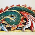 Old Carved Dragon Panel Old Carved Dragon Panel