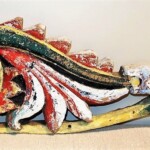 Old Carved Dragon Panel