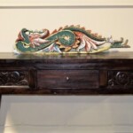 Old Carved Dragon Panel