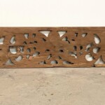 Old Carved Teak Architectural Panel 146 at Gado Gado Furniture