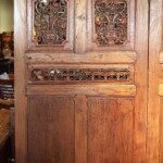 Old Carved Teak Architectural Panel from Java No1 Old Carved Teak Architectural Panels from Java