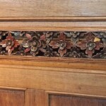 Old Carved Teak Architectural Panels from Java No2 mid panel Old Carved Teak Architectural Panels from Java