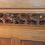 Old Carved Teak Architectural Panels from Java No2 mid panel Old Carved Teak Architectural Panels from Java