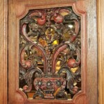 Old Carved Teak Architectural Panel from Java Old Carved Teak Architectural Panels from Java