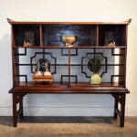 Reclaimed Teak Asian Display Cabinet Reclaimed Teak Asian Display Cabinet