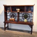 Reclaimed Teak Asian Display Cabinet Reclaimed Teak Asian Display Cabinet